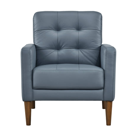 Riva Blue Accent Chair by Homelegance at Eve Furniture