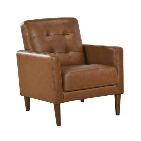 Riva Camel Accent Chair by Homelegance at Eve Furniture