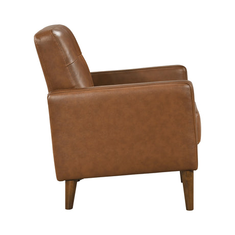 Riva Camel Accent Chair by Homelegance at Eve Furniture