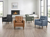 Riva Green Accent Chair by Homelegance at Eve Furniture