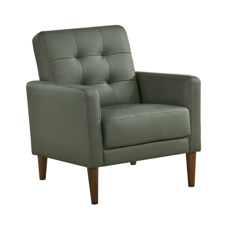 Riva Green Accent Chair by Homelegance at Eve Furniture