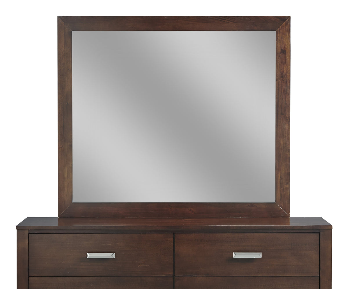 Riva Mirror in Chocolate Brown by Modus Furniture at Eve Furniture