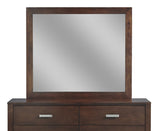 Riva Mirror in Chocolate Brown by Modus Furniture at Eve Furniture