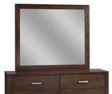 Riva Mirror in Chocolate Brown by Modus Furniture at Eve Furniture