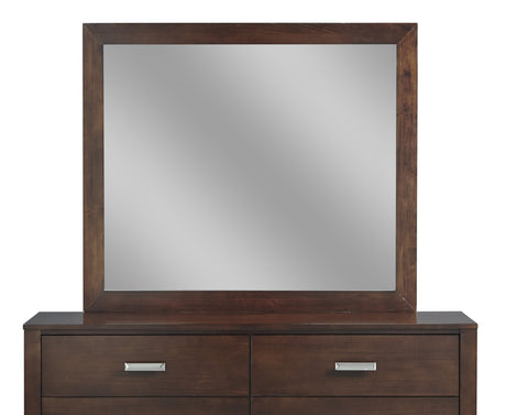 Riva Mirror in Chocolate Brown by Modus Furniture at Eve Furniture