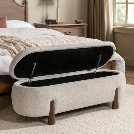 Riva Winter Weave Storage Bench by Classic Home at Eve Furniture