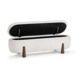 Riva Winter Weave Storage Bench by Classic Home at Eve Furniture