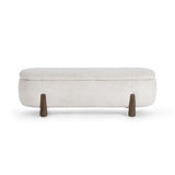 Riva Winter Weave Storage Bench by Classic Home at Eve Furniture