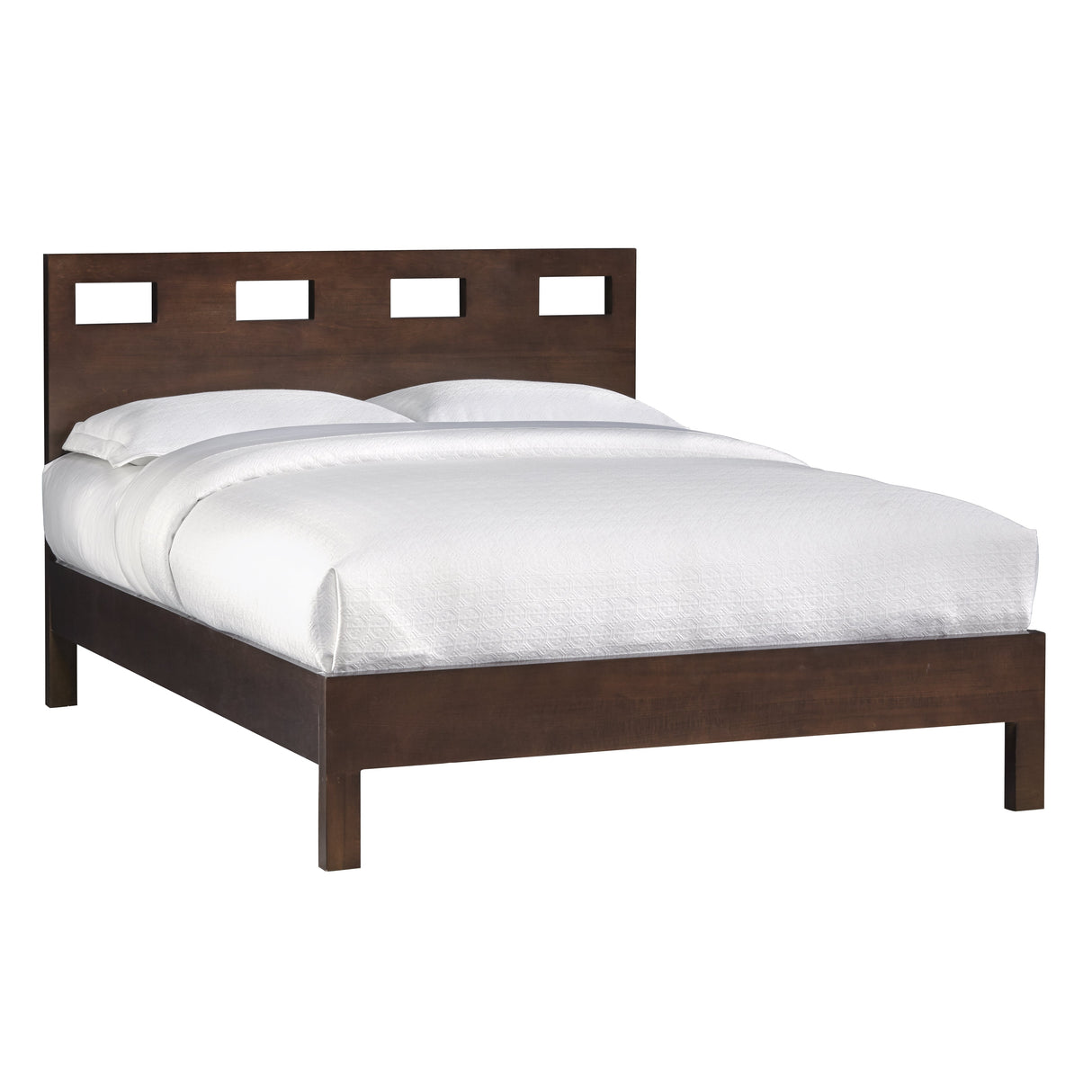 Riva Wood California King Bed in Chocolate Brown by Modus Furniture at Eve Furniture