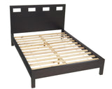 Riva Wood California King Platform Bed in Espresso by Modus Furniture at Eve Furniture