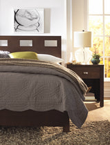 Riva Wood California King Storage Bed in Chocolate Brown by Modus Furniture at Eve Furniture