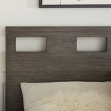 Riva Wood Eastern King Bed in Sharkskin by Modus Furniture at Eve Furniture