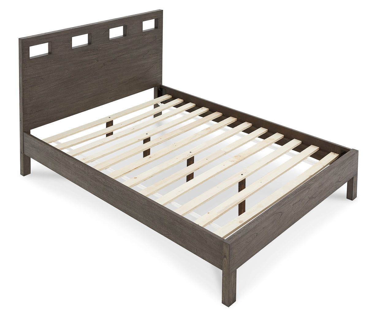 Riva Wood Eastern King Bed in Sharkskin by Modus Furniture at Eve Furniture
