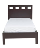 Riva Wood Full Platform Bed in Espresso by Modus Furniture at Eve Furniture