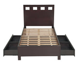 Riva Wood Full Storage Bed in Espresso by Modus Furniture at Eve Furniture