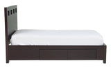 Riva Wood Full Storage Bed in Espresso by Modus Furniture at Eve Furniture