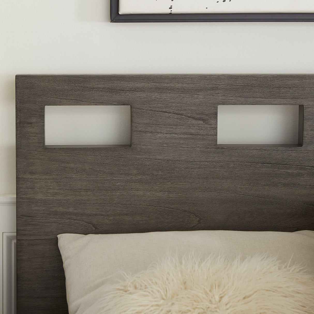 Riva Wood Queen Bed in Sharkskin by Modus Furniture at Eve Furniture