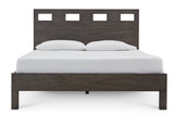 Riva Wood Queen Bed in Sharkskin by Modus Furniture at Eve Furniture