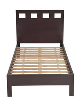 Riva Wood Queen Platform Bed in Espresso by Modus Furniture at Eve Furniture