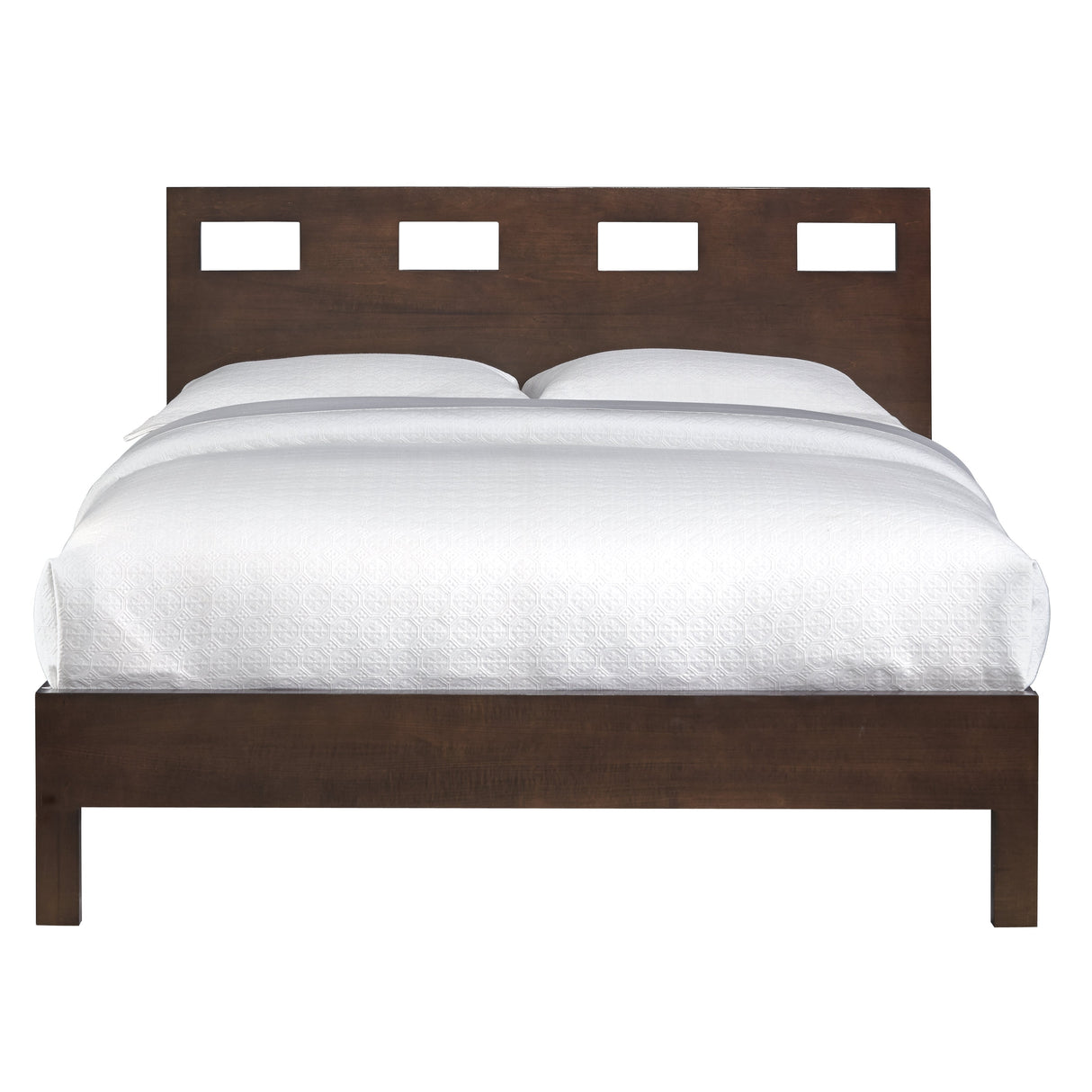 Riva Wood Twin Bed in Chocolate Brown by Modus Furniture at Eve Furniture