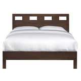 Riva Wood Twin Bed in Chocolate Brown by Modus Furniture at Eve Furniture