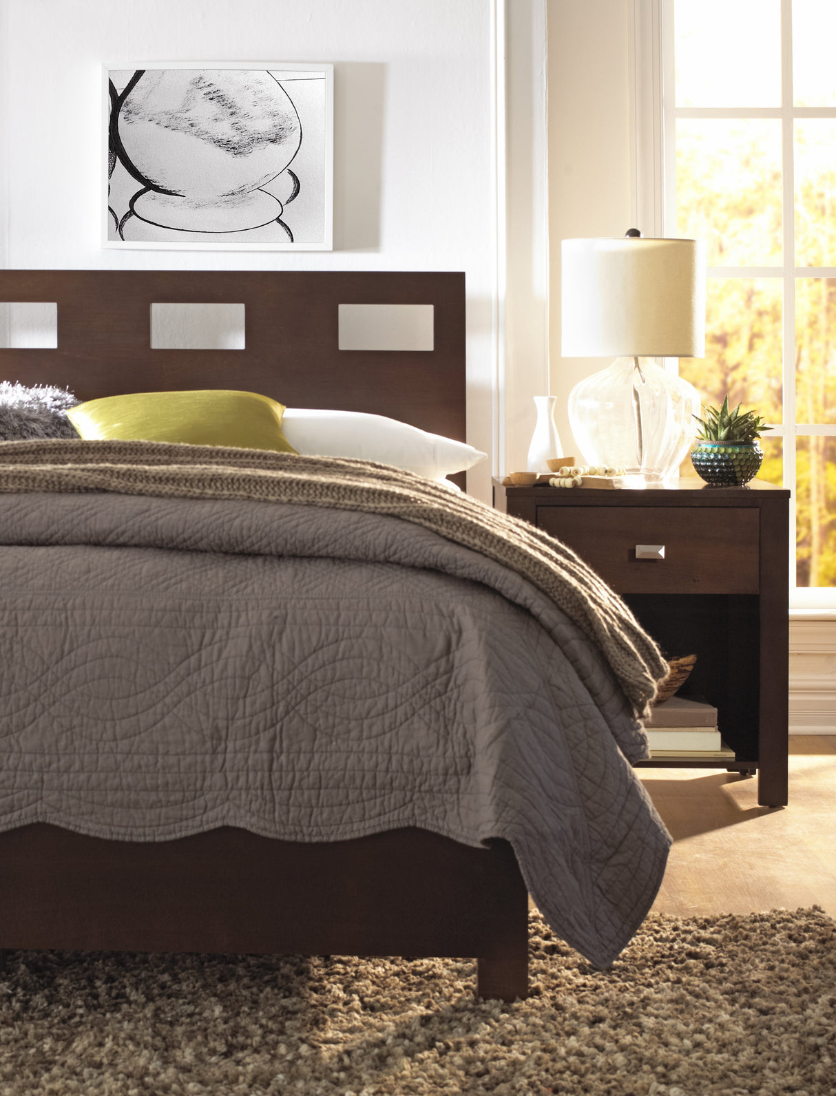 Riva Wood Twin Storage Bed in Chocolate Brown by Modus Furniture at Eve Furniture