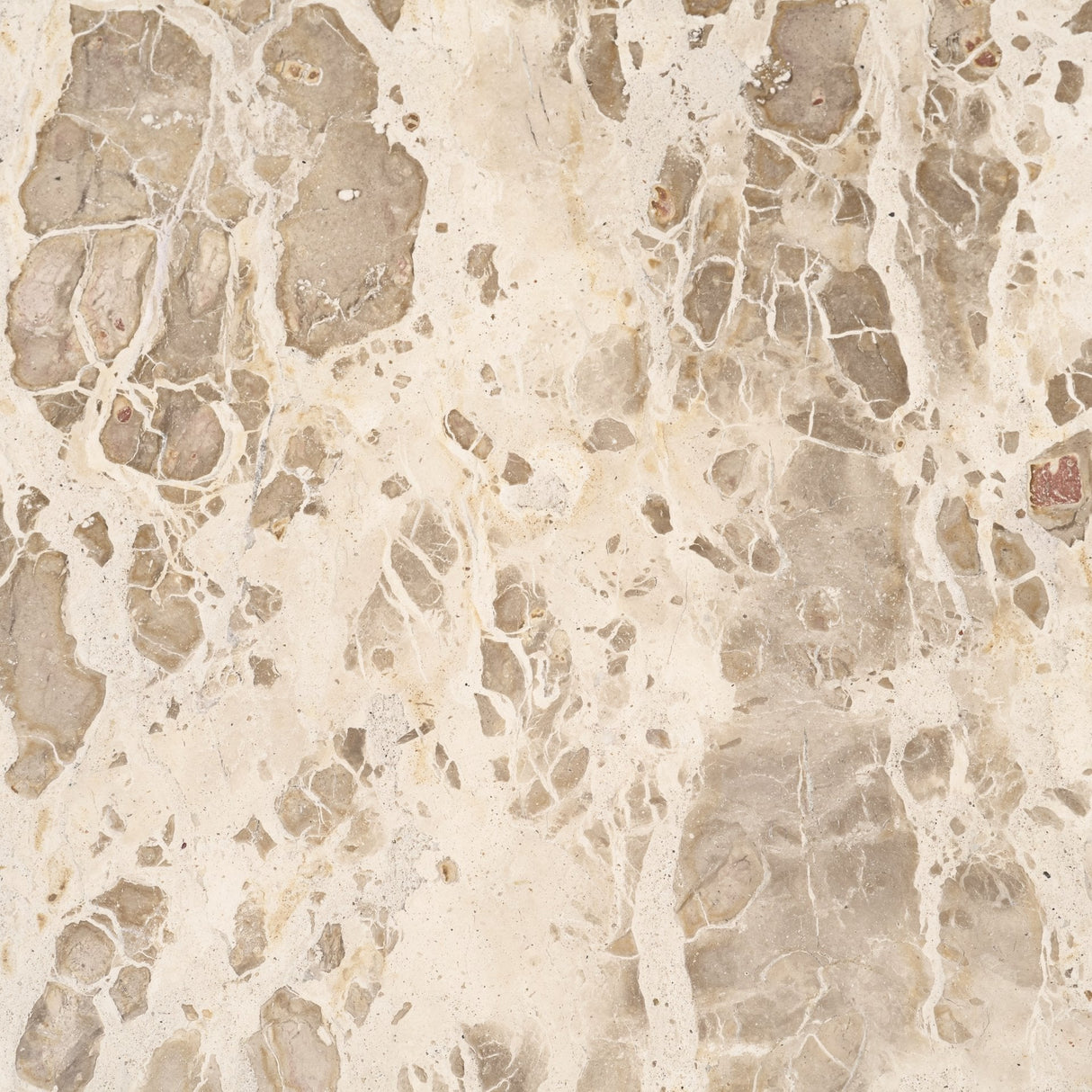 Rivaro Solid Beige Marble Round Dining Table by Mercana at Eve Furniture