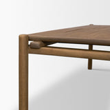 Riven Oak Wood Rectangular Coffee Table by Mercana at Eve Furniture