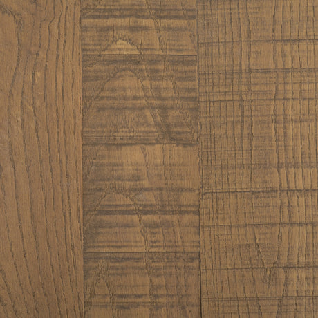 Riven Oak Wood Square Side Table by Mercana at Eve Furniture