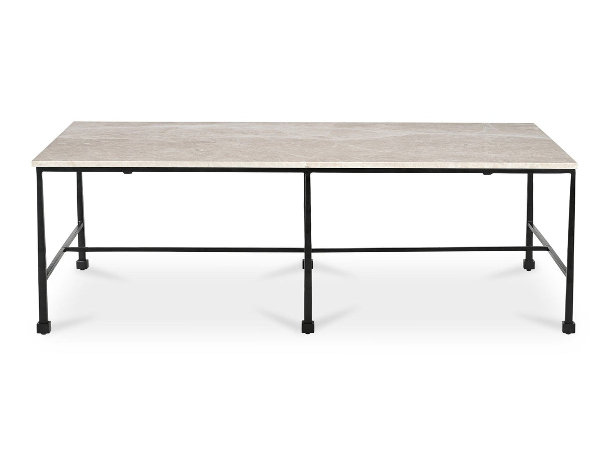 River Botticino Marble Coffee Table by MOES at Eve Furniture