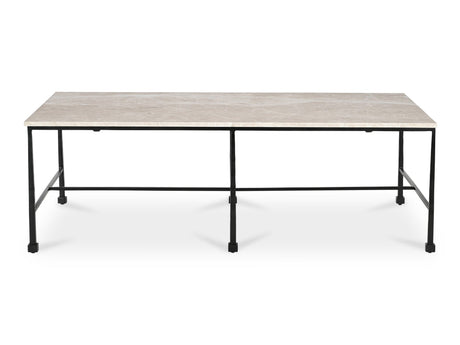 River Botticino Marble Coffee Table by MOES at Eve Furniture