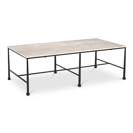 River Botticino Marble Coffee Table by MOES at Eve Furniture