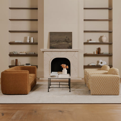 River Botticino Marble Coffee Table by MOES at Eve Furniture