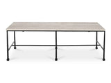 River Botticino Marble Coffee Table by Moe's Home at Eve Furniture