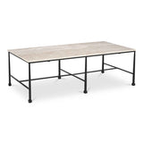 River Botticino Marble Coffee Table by Moe's Home at Eve Furniture