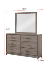 River Brown Dresser by Crown Mark at Eve Furniture