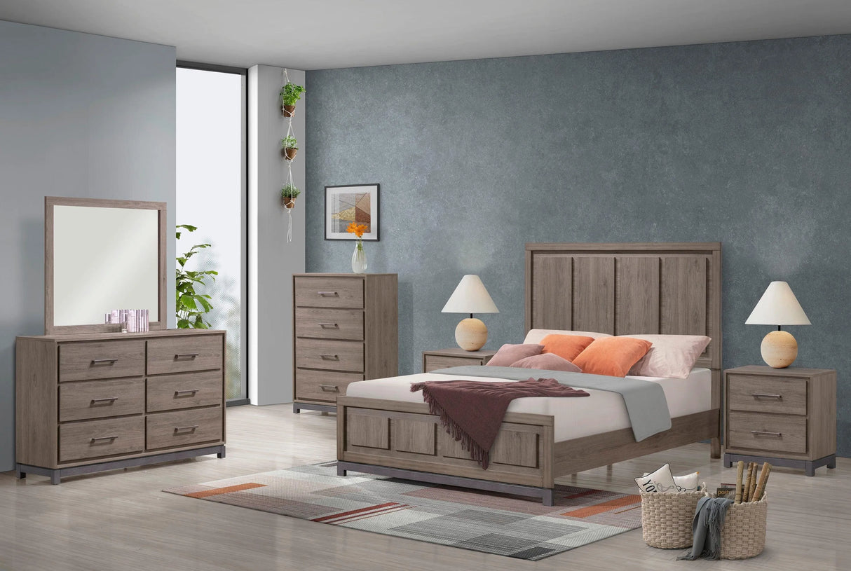 River Brown Mirror by Crown Mark at Eve Furniture
