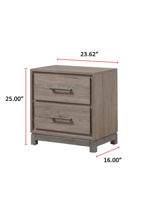River Brown Nightstand by Crown Mark at Eve Furniture