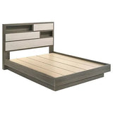 River Grey/Beige Platform Bedroom Set by New Era Innovations at Eve Furniture