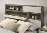River Grey/Beige Platform Bedroom Set by New Era Innovations at Eve Furniture