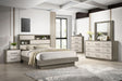 River Grey/Beige Platform Bedroom Set by New Era Innovations at Eve Furniture