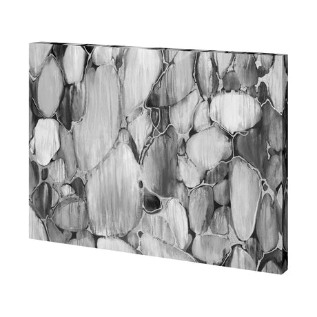 River Rocks 2 by Mercana Studio a Hand Embellished Textured Canvas by Mercana at Eve Furniture