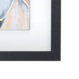 River Rocks by Liz Jardine a Hand Embellished Textured Framed Art Print Matted under Glass by Mercana at Eve Furniture