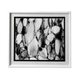 River Rocks by Liz Jardine a Hand Embellished Textured Framed Art Print Matted under Glass by Mercana at Eve Furniture