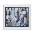 River Rocks by Liz Jardine a Hand Embellished Textured Framed Art Print Matted under Glass by Mercana at Eve Furniture