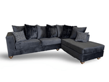 Rivera Black Right Arm Facing (RAF) Sectional by New Era Innovations at Eve Furniture