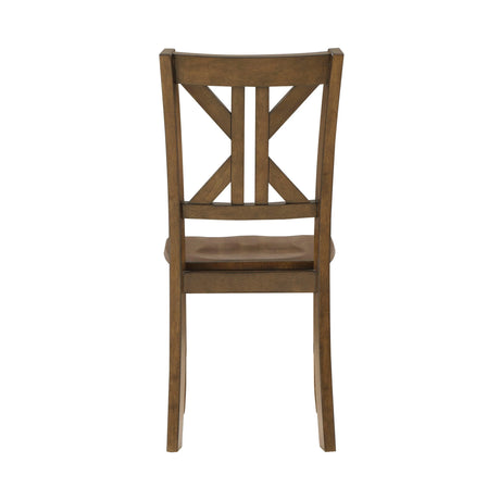 Rivera Charcoal Brown 5-Piece Pack Dinette Set by Homelegance at Eve Furniture