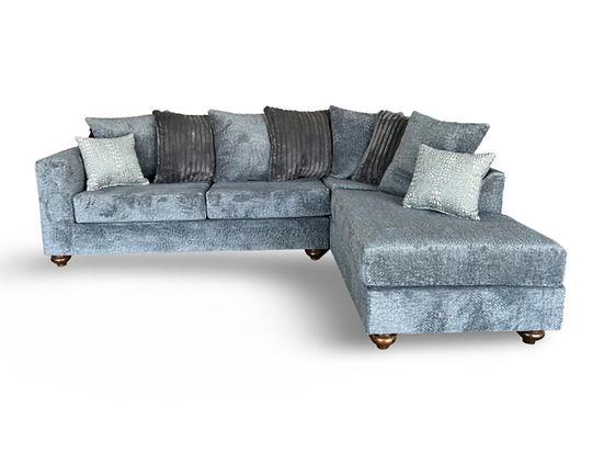 Rivera Grey Right Arm Facing (RAF) Sectional by New Era Innovations at Eve Furniture
