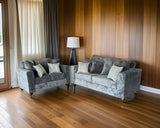 Rivera Grey Sofa & Loveseat by New Era Innovations at Eve Furniture