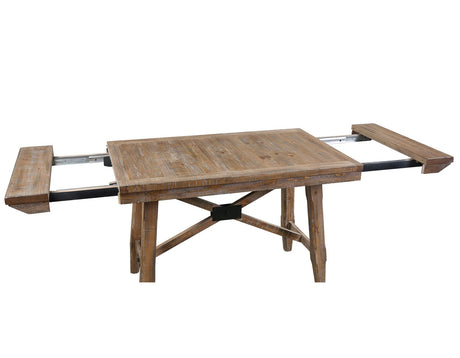 Riverdale Beige/Driftwood Trestle Dining Room Set by Steve Silver at Eve Furniture